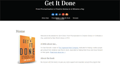 Desktop Screenshot of getitdonebook.com